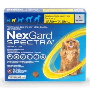 NexGard Spectra de Boehringer Ingelheim, antiparasitarios internos y externos, en el petshop Mecohue de Wilde