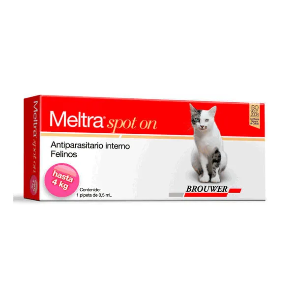 Brouwer Meltra Spot On, antiparasitarios internos y externos, en el petshop Mecohue de Wilde