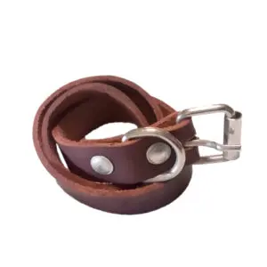 Collar de cuero, collares, en el petshop Mecohue de Wilde