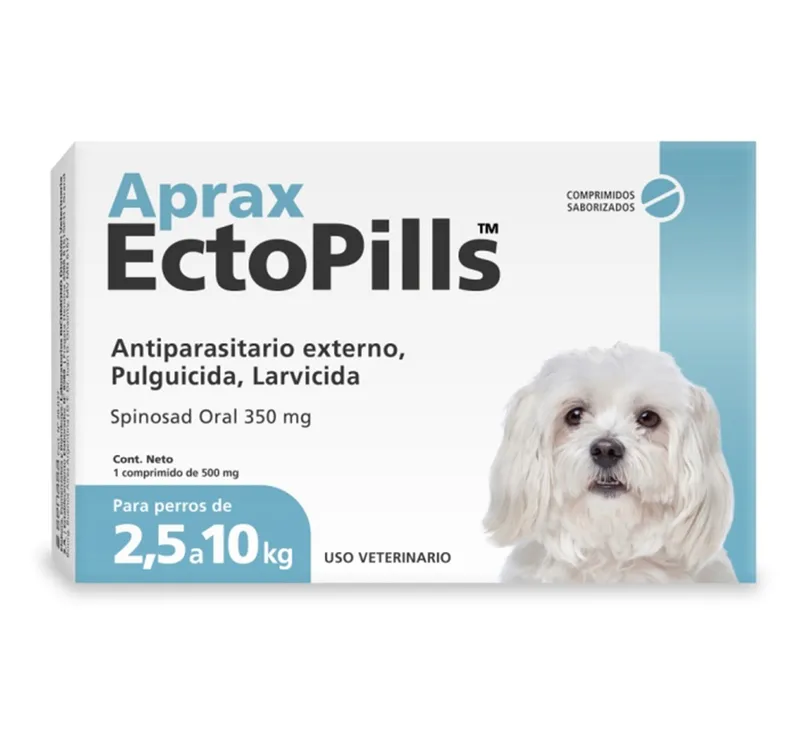 Ectopills, antiparasitarios externos, en el petshop Mecohue de Wilde