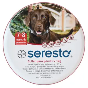 Seresto collar antiparasitario de Elanco, antiparasitarios externos, en el petshop Mecohue de Wilde
