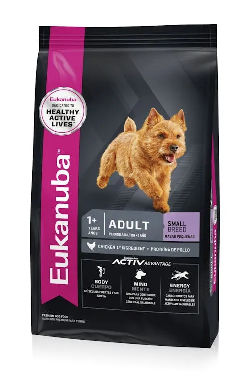 Eukanuba Adulto Razas Pequeñas, alimento balanceado, en el petshop Mecohue de Wilde
