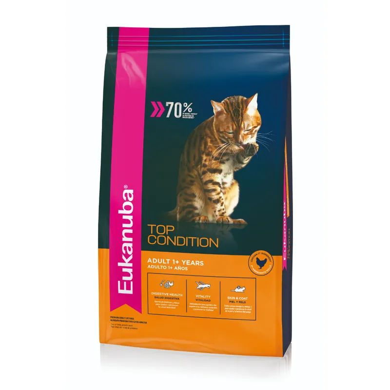 Eukanuba Gato Adulto Top Condition, alimento balanceado, en el petshop Mecohue de Wilde