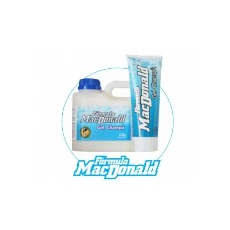 Fórmula MacDonald Shampoo gel, shampoo y acondicionadores, en el petshop Mecohue de Wilde