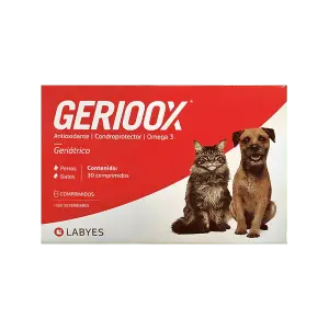 Gerioox, suplementos y complementos, en el petshop Mecohue de Wilde