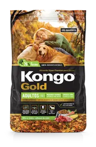 Kongo Gold, alimento balanceado, en el petshop Mecohue de Wilde