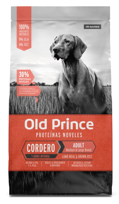 Old Prince Cordero Adulto, alimento balanceado, en el petshop Mecohue de Wilde