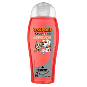 Osspret Shampoo medicado, shampoo medicado, en el petshop Mecohue de Wilde