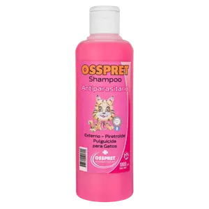Osspret Shampoo pulguicida para gatos, antiparasitarios externos, en el petshop Mecohue de Wilde