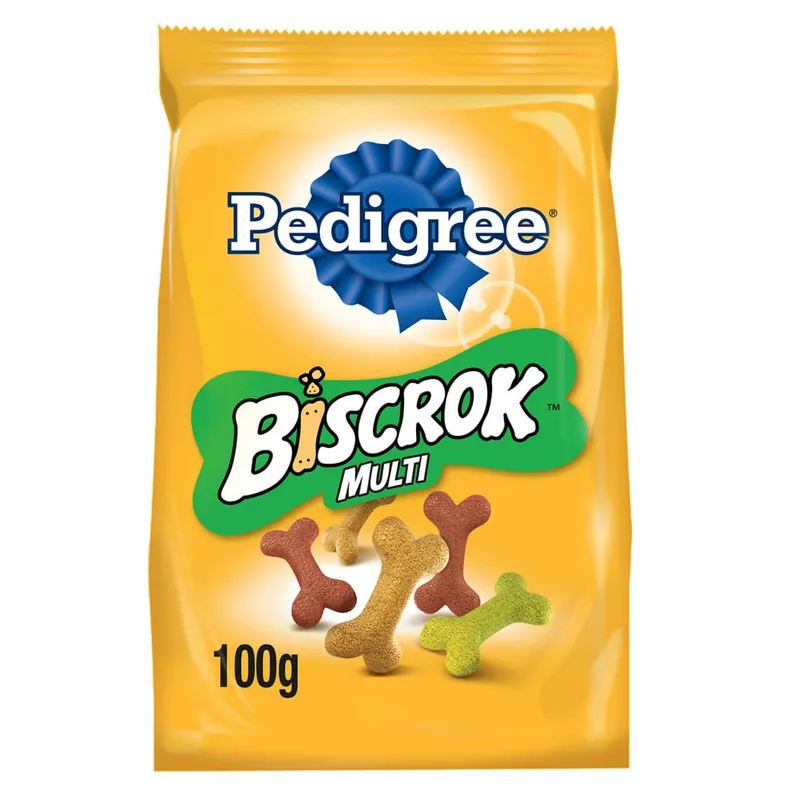 Pedigree Biscrok Multi, golosinas y snacks, en el petshop Mecohue de Wilde