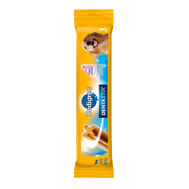Pedigree Dentastix Razas Grandes, golosinas y snacks, en el petshop Mecohue de Wilde