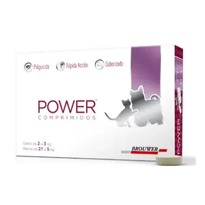 Power comprimidos, antiparasitarios externos, en el petshop Mecohue de Wilde