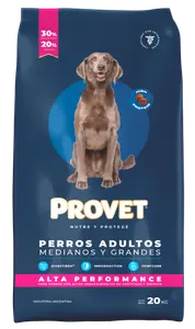 Provet Alta Performance, alimento balanceado, en el petshop Mecohue de Wilde