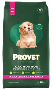 Provet Cachorro Mordida Pequeña, alimento balanceado, en el petshop Mecohue de Wilde