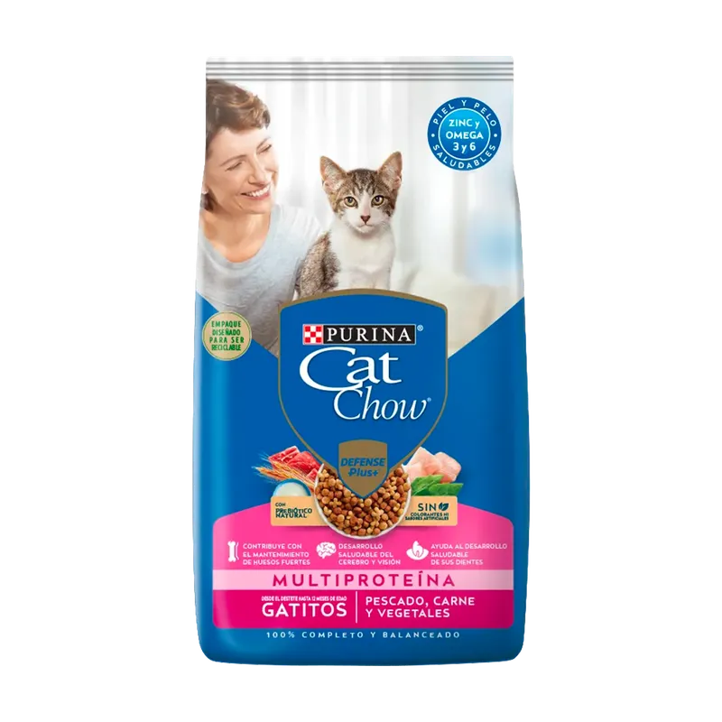 Purina Cat Chow Gatitos, alimento balanceado, en el petshop Mecohue de Wilde