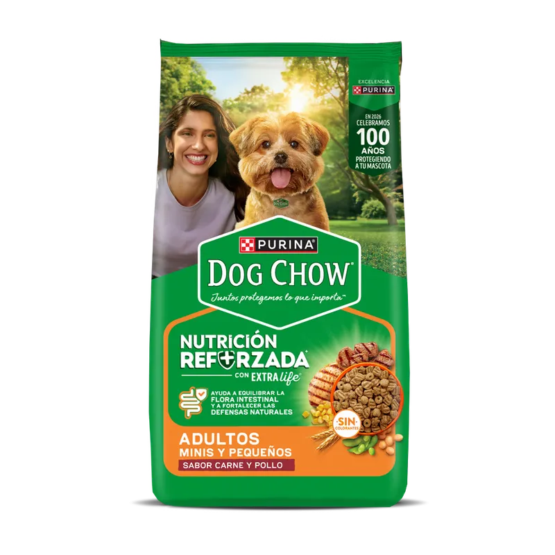 Purina Dog Chow Adultos Mordida Pequeña, alimento balanceado, en el petshop Mecohue de Wilde
