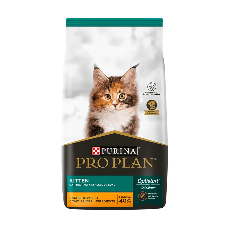 Pro Plan Gato Kitten de Purina, alimento balanceado, en el petshop Mecohue de Wilde