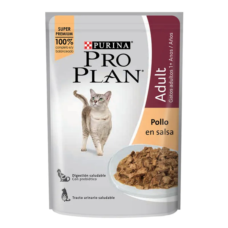 Pro Plan Gato Pouch de Purina, alimento húmedo (latas y pouch), en el petshop Mecohue de Wilde