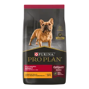 Pro Plan Perro Adulto Razas Pequeñas de Purina, alimento balanceado, en el petshop Mecohue de Wilde