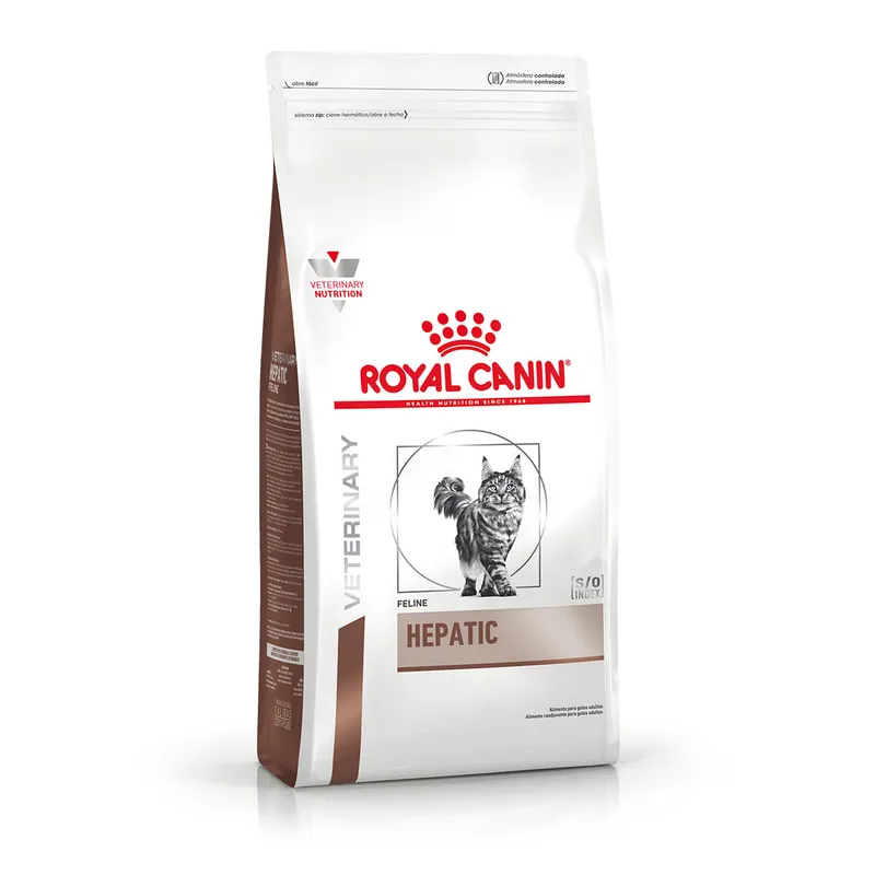 Royal Canin Hepatic Gato, alimento medicado, en el petshop Mecohue de Wilde