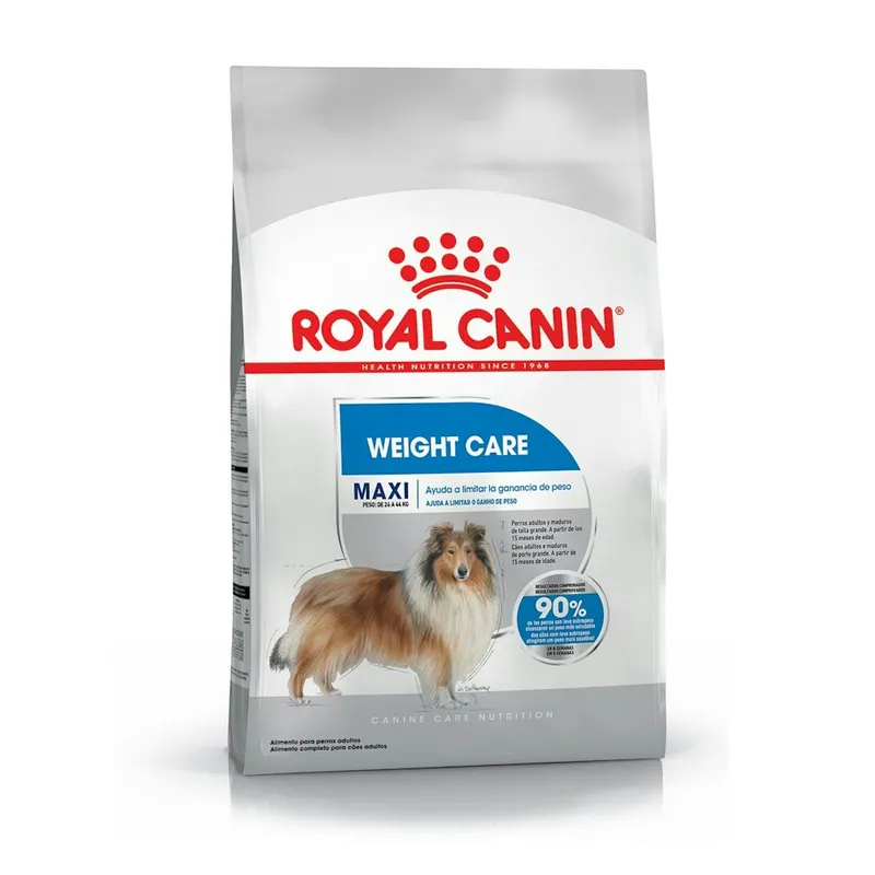 Royal Canin Maxi Weight Care Adulto, alimento balanceado, en el petshop Mecohue de Wilde