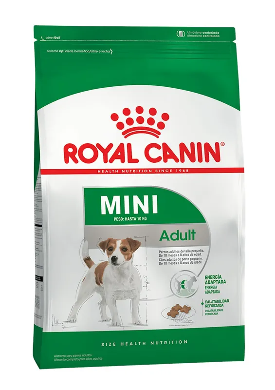 Royal Canin Mini Adulto, alimento balanceado, en el petshop Mecohue de Wilde