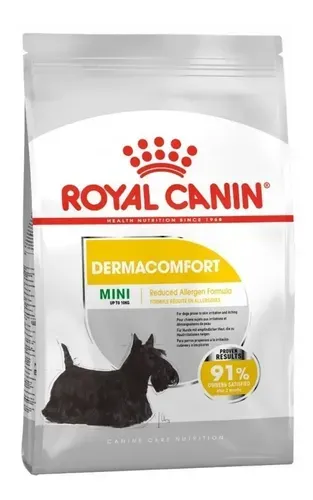 Royal Canin Mini Dermacomfort, alimento balanceado, en el petshop Mecohue de Wilde