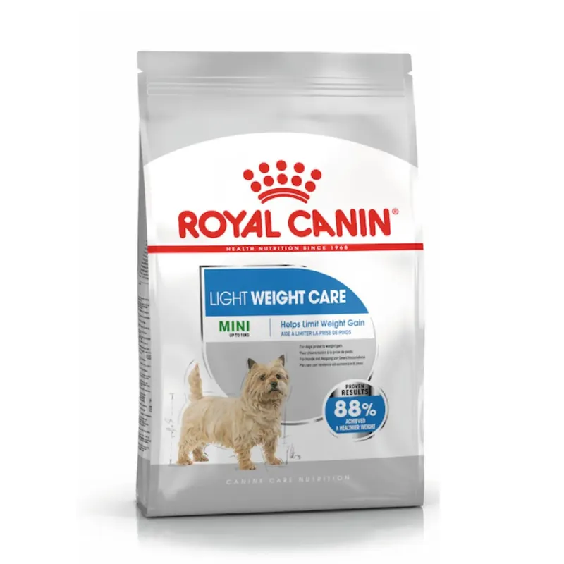 Royal Canin Mini Weight Care, alimento balanceado, en el petshop Mecohue de Wilde