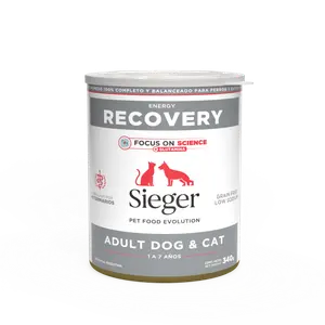 Sieger Recovery Lata, alimento medicado, en el petshop Mecohue de Wilde