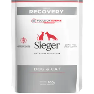 Sieger Recovery Pouch, alimento medicado, en el petshop Mecohue de Wilde