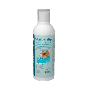 Silatox Dip espuma seca, antiparasitarios externos, en el petshop Mecohue de Wilde