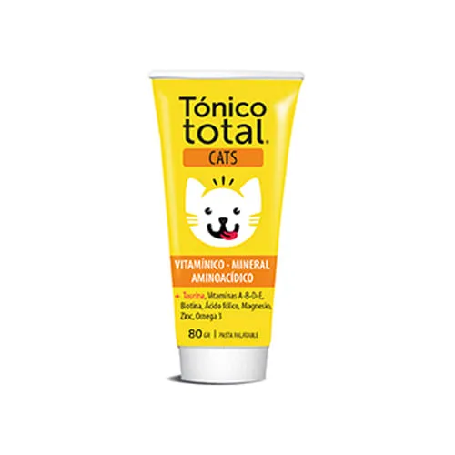 Tónico Total Gatos, suplementos y complementos, en el petshop Mecohue de Wilde