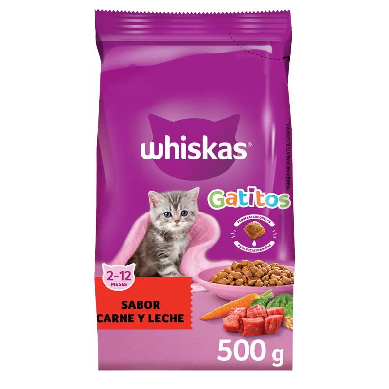 Whiskas Gatitos, alimento balanceado, en el petshop Mecohue de Wilde