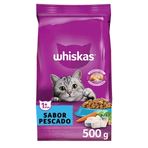 Whiskas Pescado, alimento balanceado, en el petshop Mecohue de Wilde