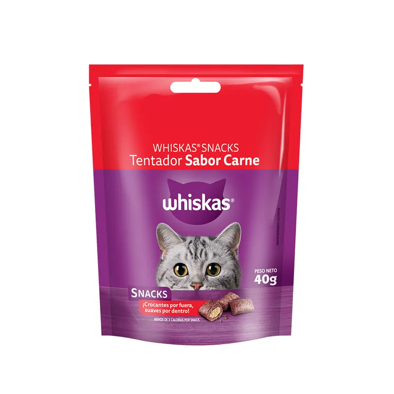 Whiskas Snacks, golosinas y snacks, en el petshop Mecohue de Wilde