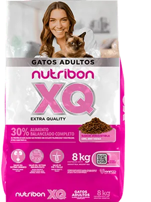 XQ Gato, alimento balanceado, en el petshop Mecohue de Wilde